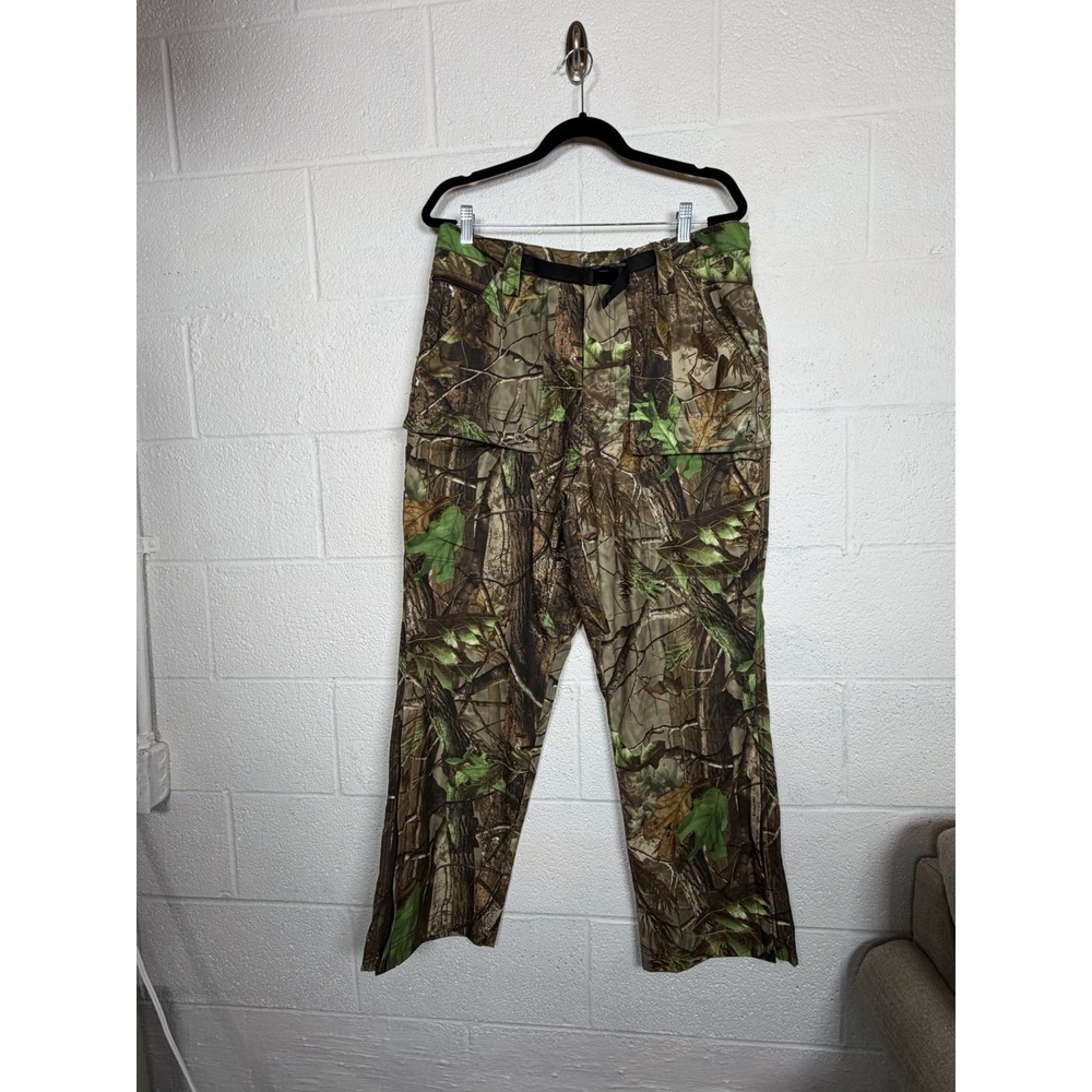 Gamehide Realtree Camo Hunting Pants L Cargo Ankle Zip Gorpcore Outdoor Y2K